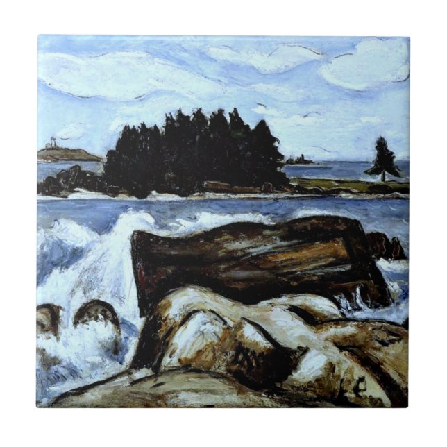 Maine, Jotham's Island, Fliese (Vorderseite)