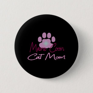 Maine Katzenmutter Button