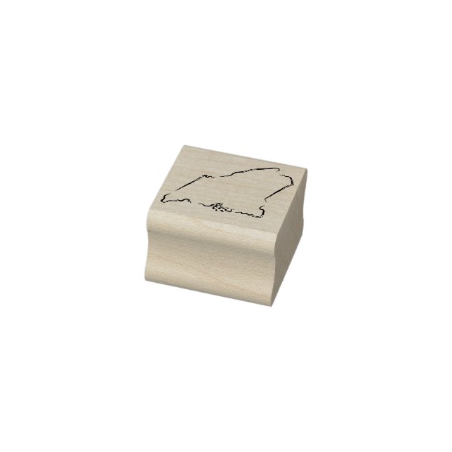 Maine Kontur Rubber Briefmarke Gummistempel (Stempel)