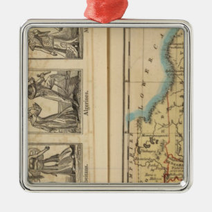 Maine-Kostüme Silbernes Ornament