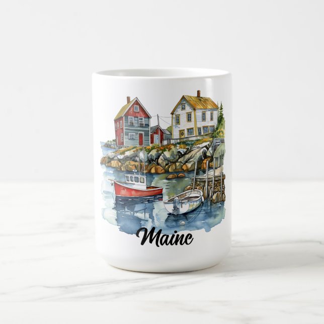 Maine Küste Kaffeetasse (Mittel)