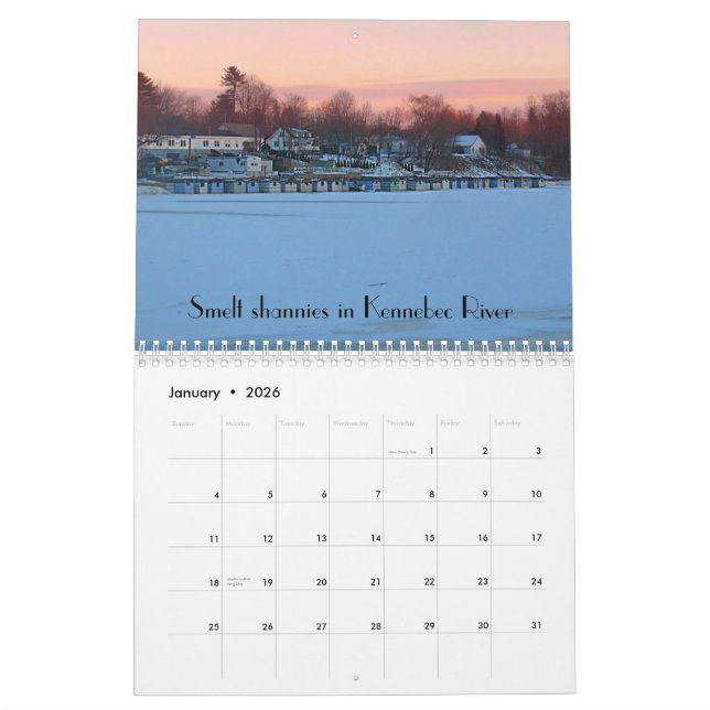 Maine-Landschaftskalender 2014 Kalender (Jan 2026)