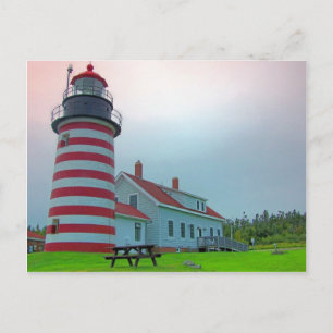 Maine Lighthouse 28 Postkarte