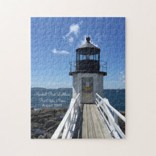 Maine Lighthouse Marshall Point Datum besucht Puzzle