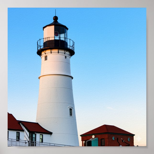 Maine Lighthouse Poster (Vorne)