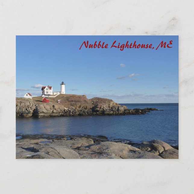 Maine Lighthouse Postkarte (Vorderseite)