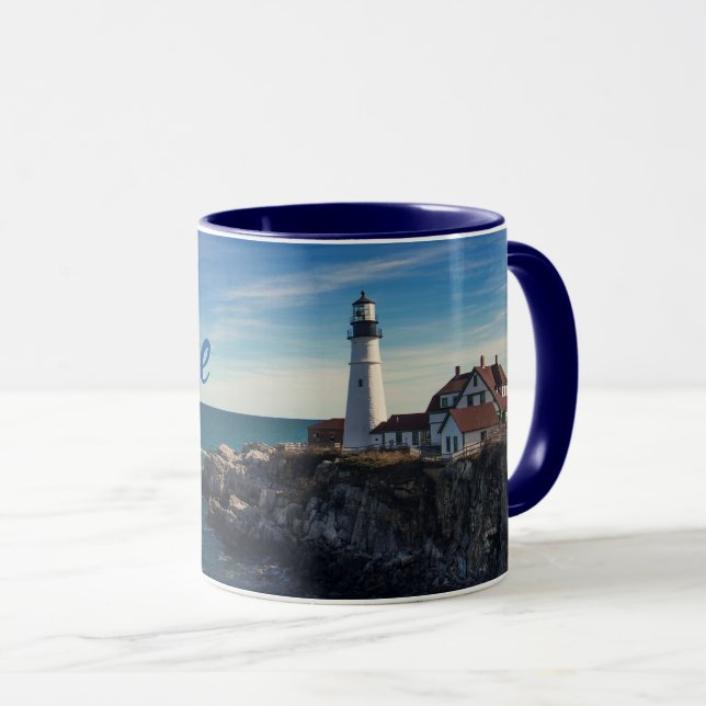Maine Lighthouse-Tasse Tasse (VorderseiteRechts)