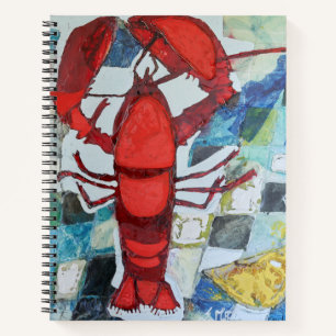 Maine Lobster Notizbuch