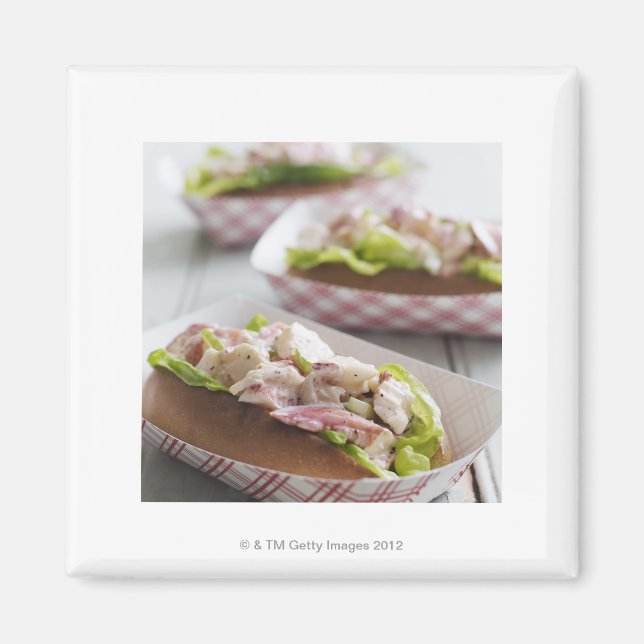 Maine Lobster Roll Magnet (Vorne)