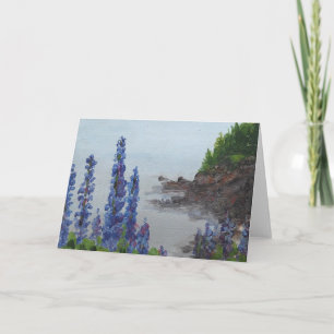 Maine Lupins Faltenkarte Feiertagskarte