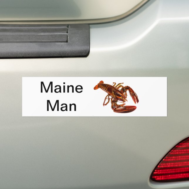 Maine Man Lobster Autoaufkleber (Auf Auto)