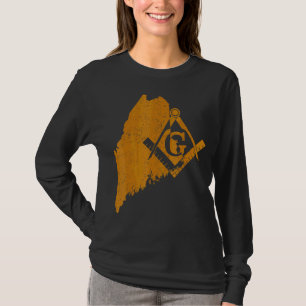Maine Masons Grand Lodge Af&am Freemasonry Vater' T-Shirt