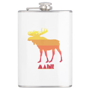 Maine Moose Flachmann