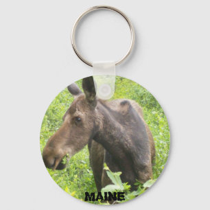 Maine Moose Keychain Schlüsselanhänger