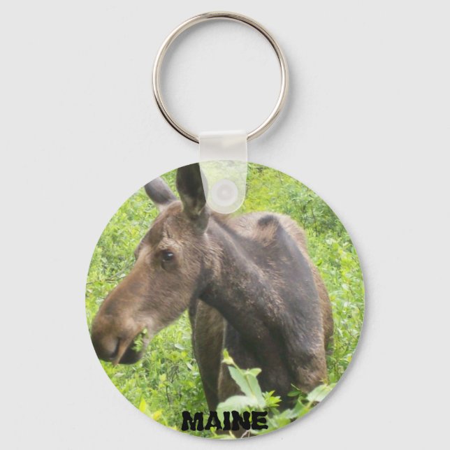 Maine Moose Schlüsselanhänger (Vorderseite)