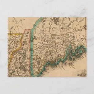 Maine, New Hampshire, Vermont 2 Postkarte