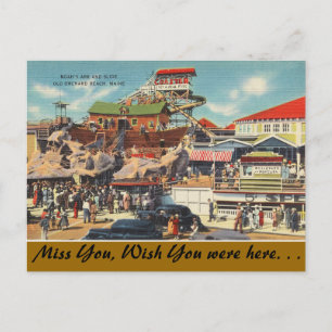 Maine, Noahs Arche, Old Orchard Beach Postkarte