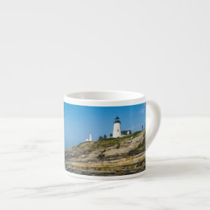 Maine, Pemaquid Point, Leuchtturm Pemaquid Point Espressotasse