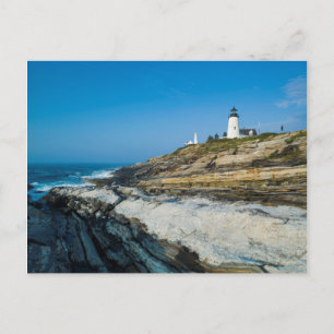 Maine, Pemaquid Point, Leuchtturm Pemaquid Point Postkarte