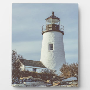 Maine Pemaquid Point Lighthouse Fotoplatte