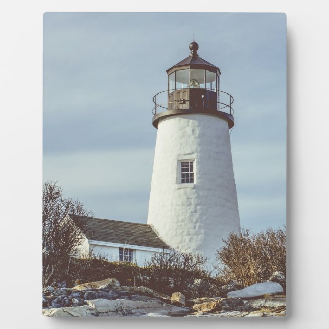 Maine Pemaquid Point Lighthouse Fotoplatte (Vorderseite)