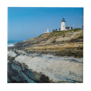 Maine, Pemaquid Point, Pemaquid Point Leuchtturm Fliese