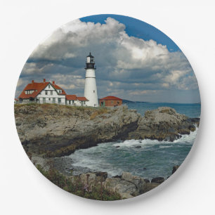 Maine Portland Head Lighthouse Foto Pappteller