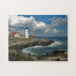 Maine Portland Head Lighthouse Foto Puzzle