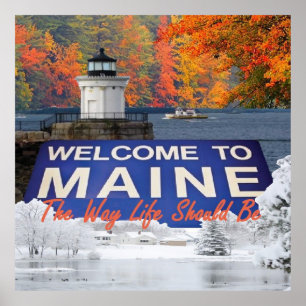 MAINE POSTER