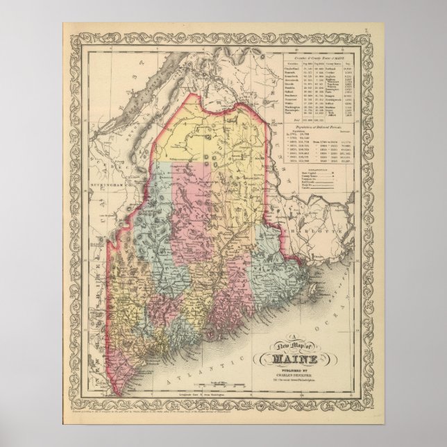 Maine Poster (Vorne)