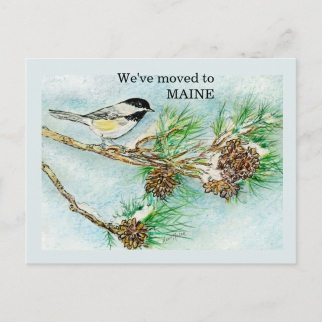 Maine Postkarte (Vorderseite)