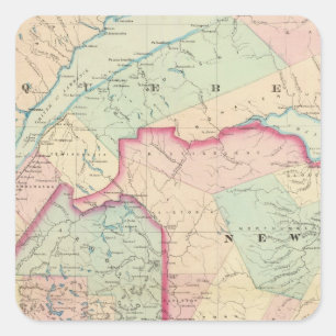 Maine, Quadratischer Aufkleber