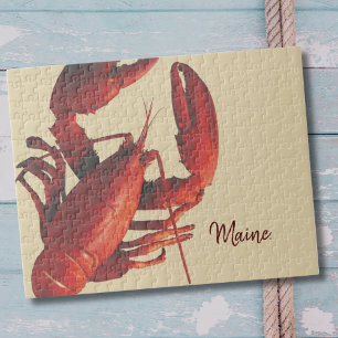 Maine Red Lobster Personalisiert Puzzle
