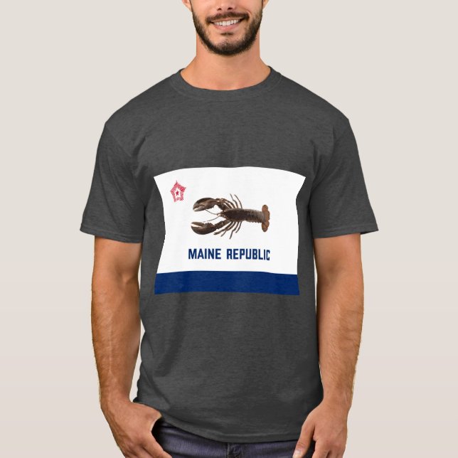 Maine Republik T-Shirt (Vorderseite)