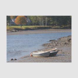 Maine Rowboats Water Foto Seidenpapier