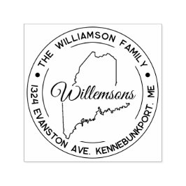 Maine Rücksendeadresse Briefmarke selbstsüchtig Permastempel