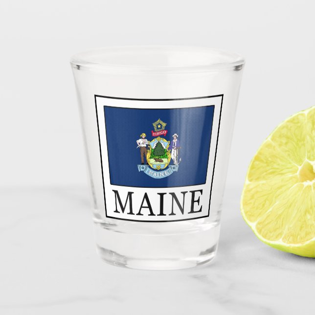 Maine Schnapsglas (Vorderseite)