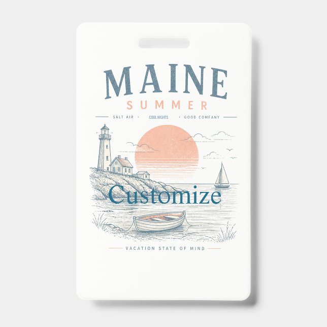 Maine Sommer Spaß Thunder_Cove Ausweis (Vorderseite)