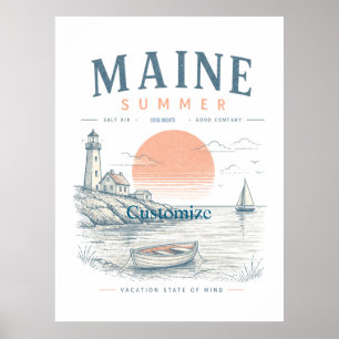 Maine Sommer Spaß Thunder_Cove Poster