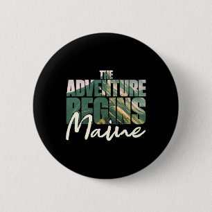 Maine-Souvenir Wandern Das Abenteuer Beginnt Campi Button