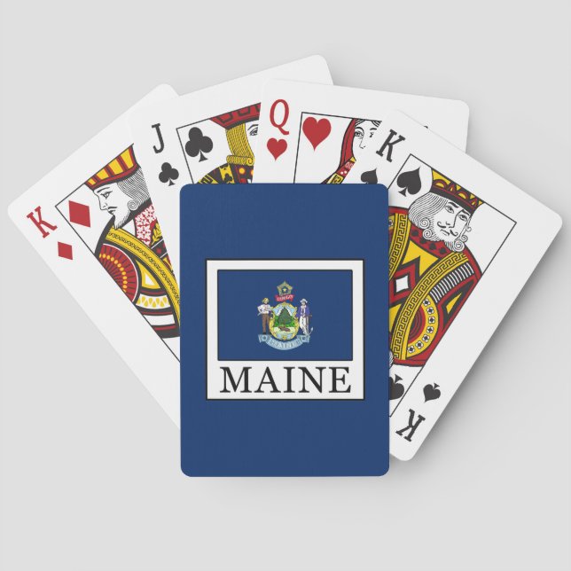Maine Spielkarten (Rückseite)