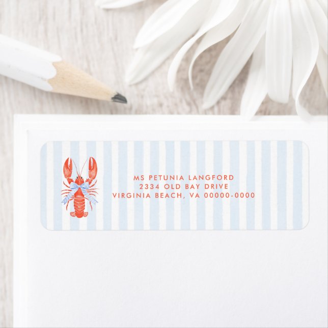 Maine Squeeze Coastal Lobster Bridal Shower Sign  (Insitu)