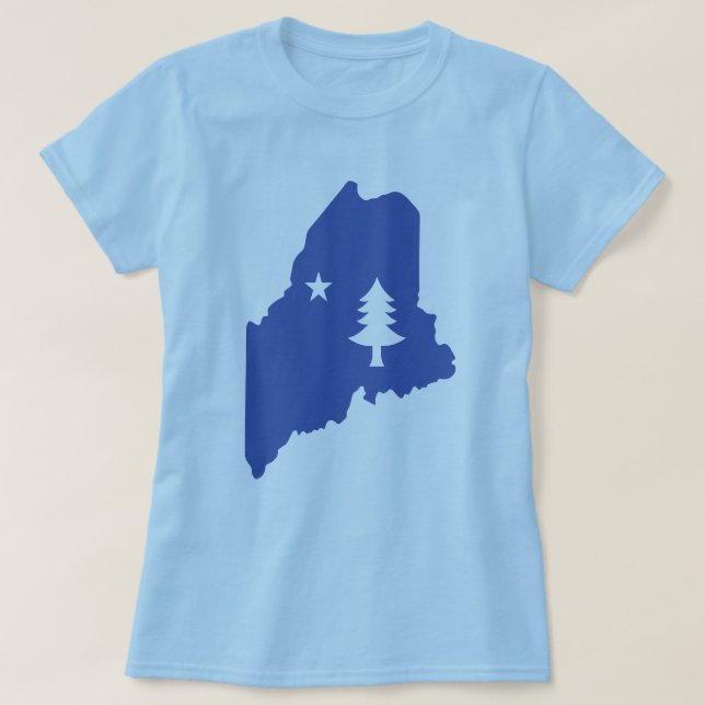 Maine Staat T - Shirt (Design vorne)