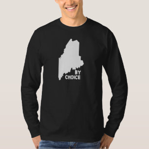 Maine Staat US-Karte nach Wahl nach Osten T-Shirt