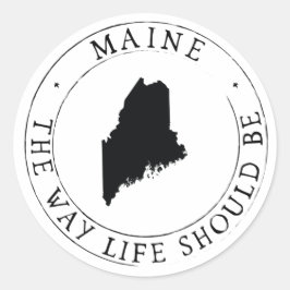 Maine Sticker-Umschlag Aufkleber