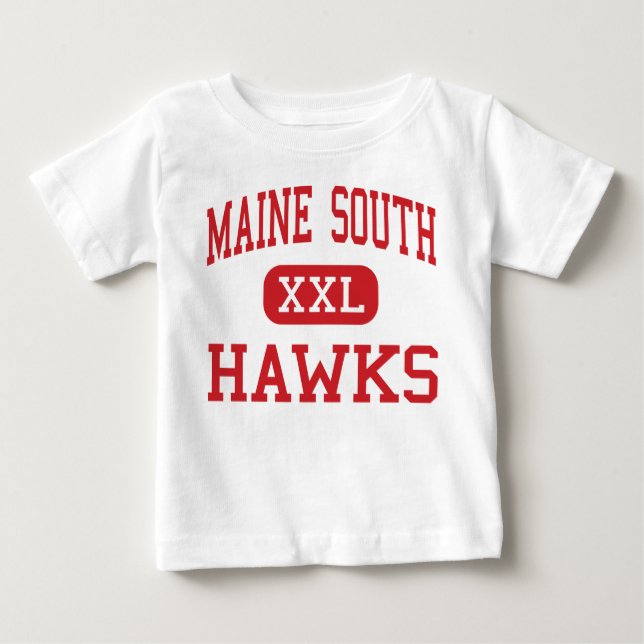 Maine-Süd- Falken - hohes - Park Ridge Illinois Baby T-shirt (Vorderseite)