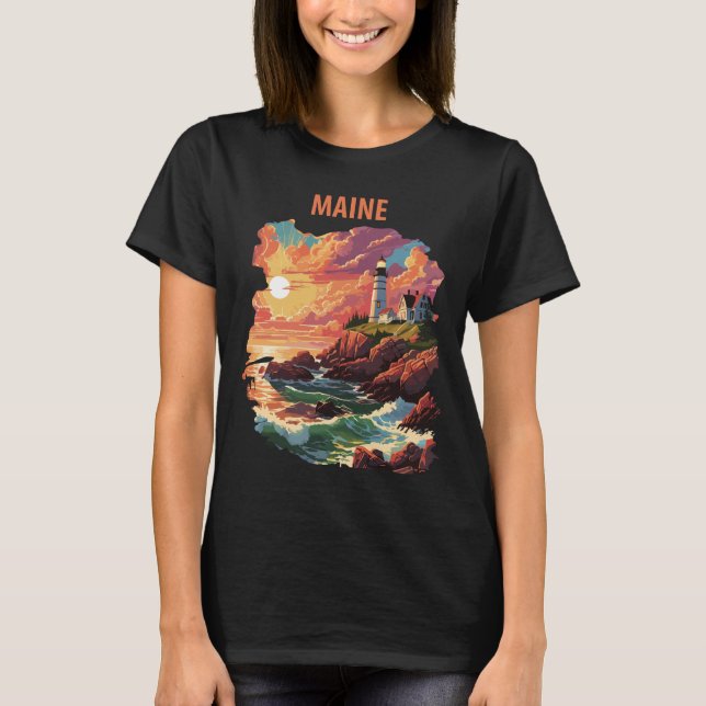Maine T-Shirt (Vorderseite)