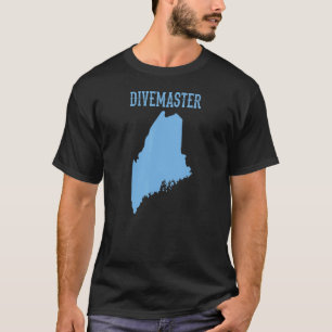 Maine-Tauchmeister-Tauchausbildungsleiter-Tauchfla T-Shirt