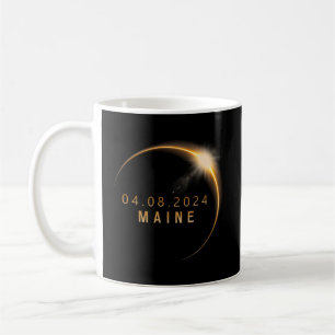 Maine Total Solar Eclipse 8. April 2024 Solar Ecli Kaffeetasse