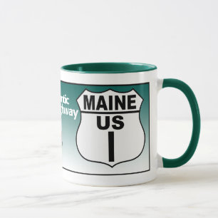 Maine US Route 1 - Atlantische Autobahn Tasse